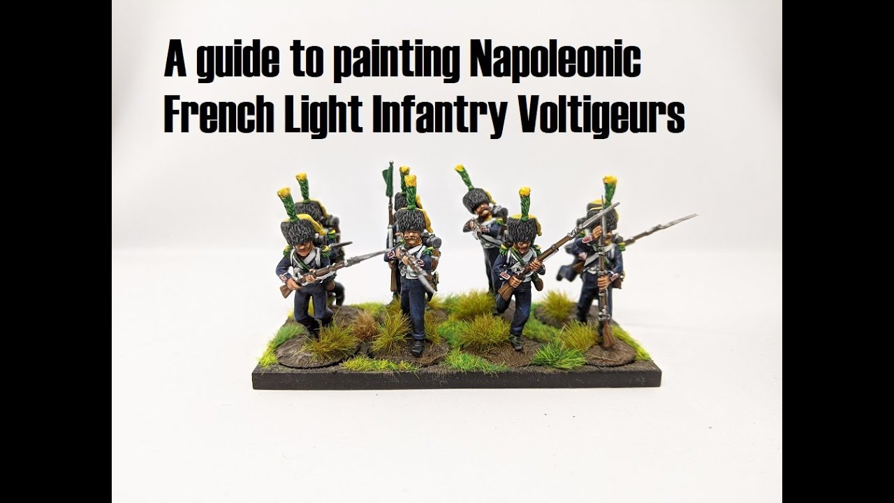 A guide to painting Napoleonic French light infantry voltigeurs (WA September Challenge)