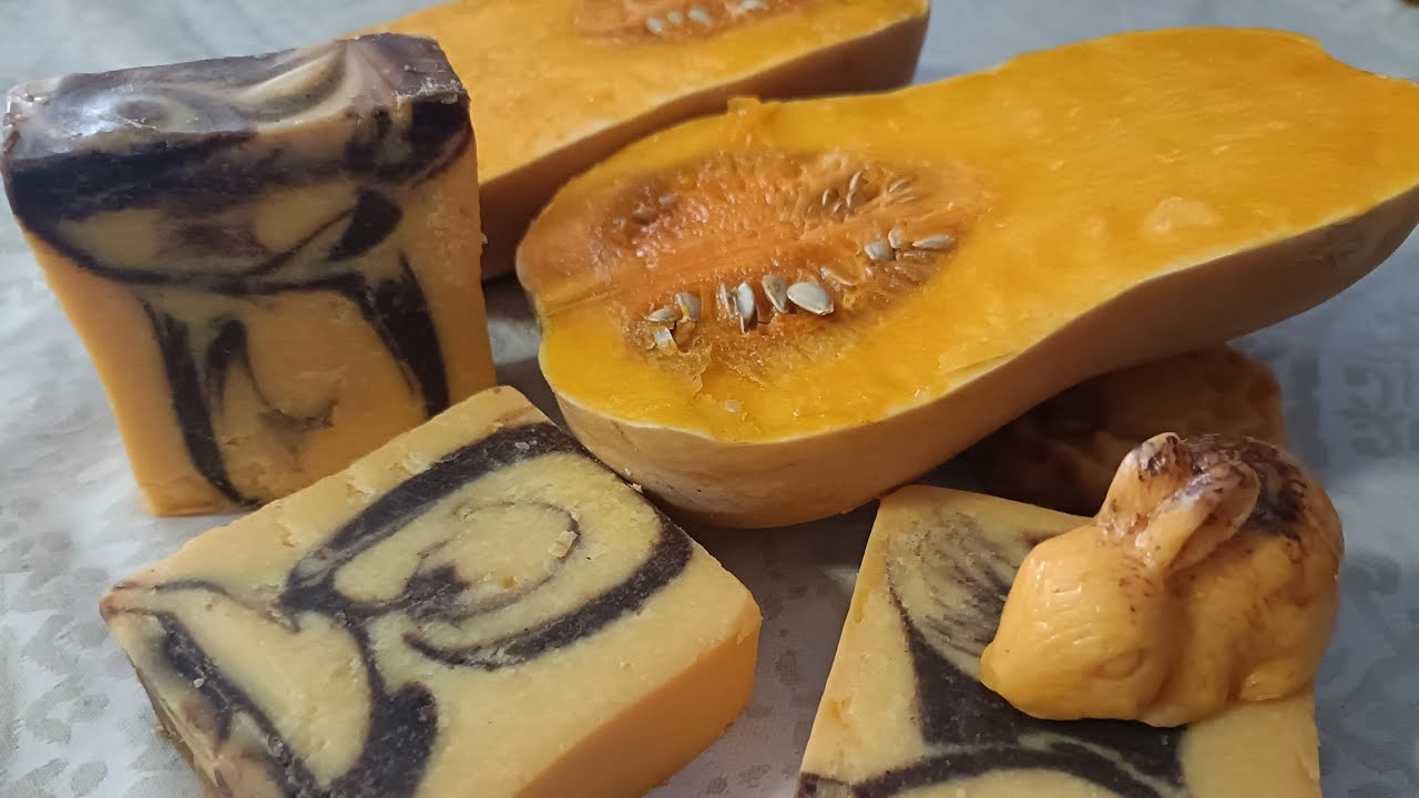 🎃 JABÓN DE CALABAZA 🎃 CON ACEITE DE SEMILLAS Y COCO | QUERATINA