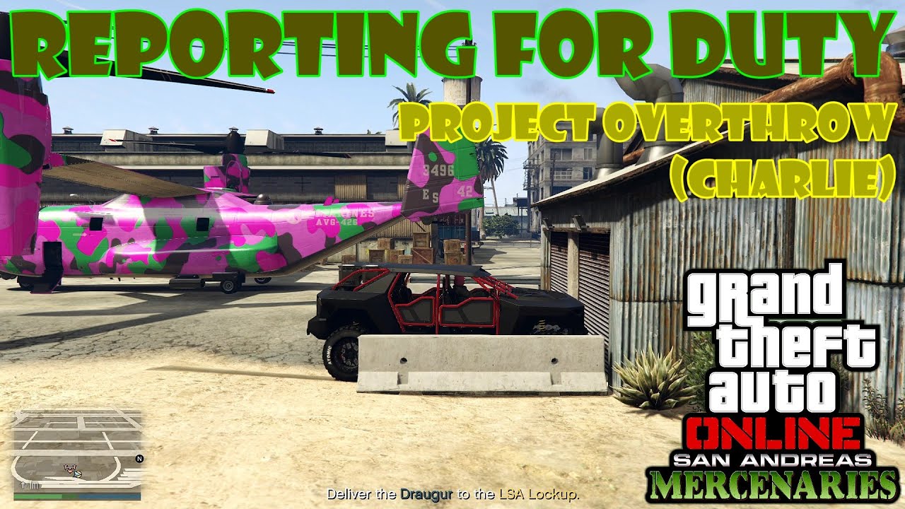 Reporting For Duty 🚁 Project Overthrow Missions • GTA 5 Online