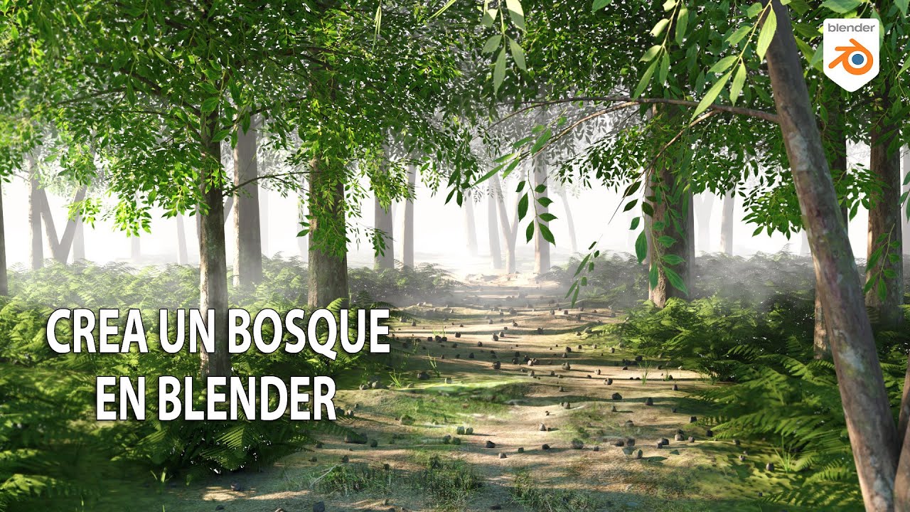Como Crear un Bosque en BLENDER