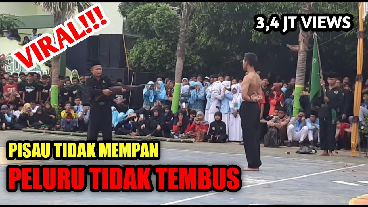 PELURU TIDAK TEMBUS | PISAU TIDAK MEMPAN | ATRAKSI PAGAR NUSA MAN 1 KEDIRI | 2020