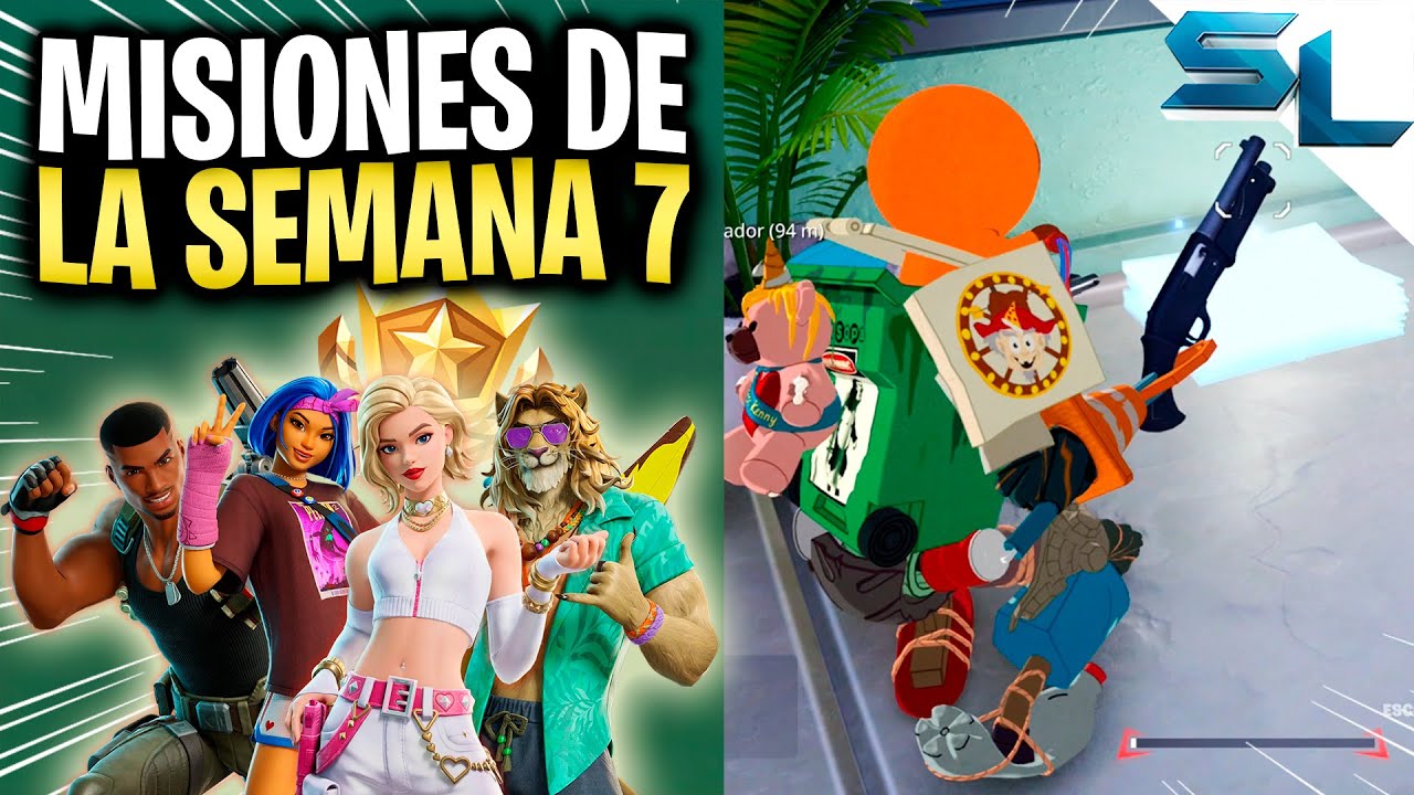 Como COMPLETAR Todas Las MISIONES DE LA SEMANA 7 en FORTNITE Cap&iacute;tulo 7 Temporada 1