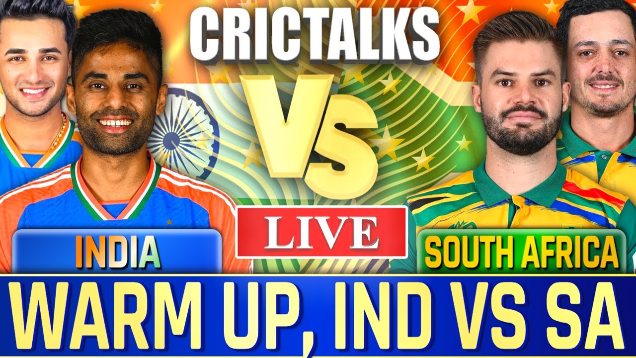 🔴 Live: IND vs SA, Warm Up T20I, Live match Today, Live Cricket Score, Commentary, World Cup 2nd Inn