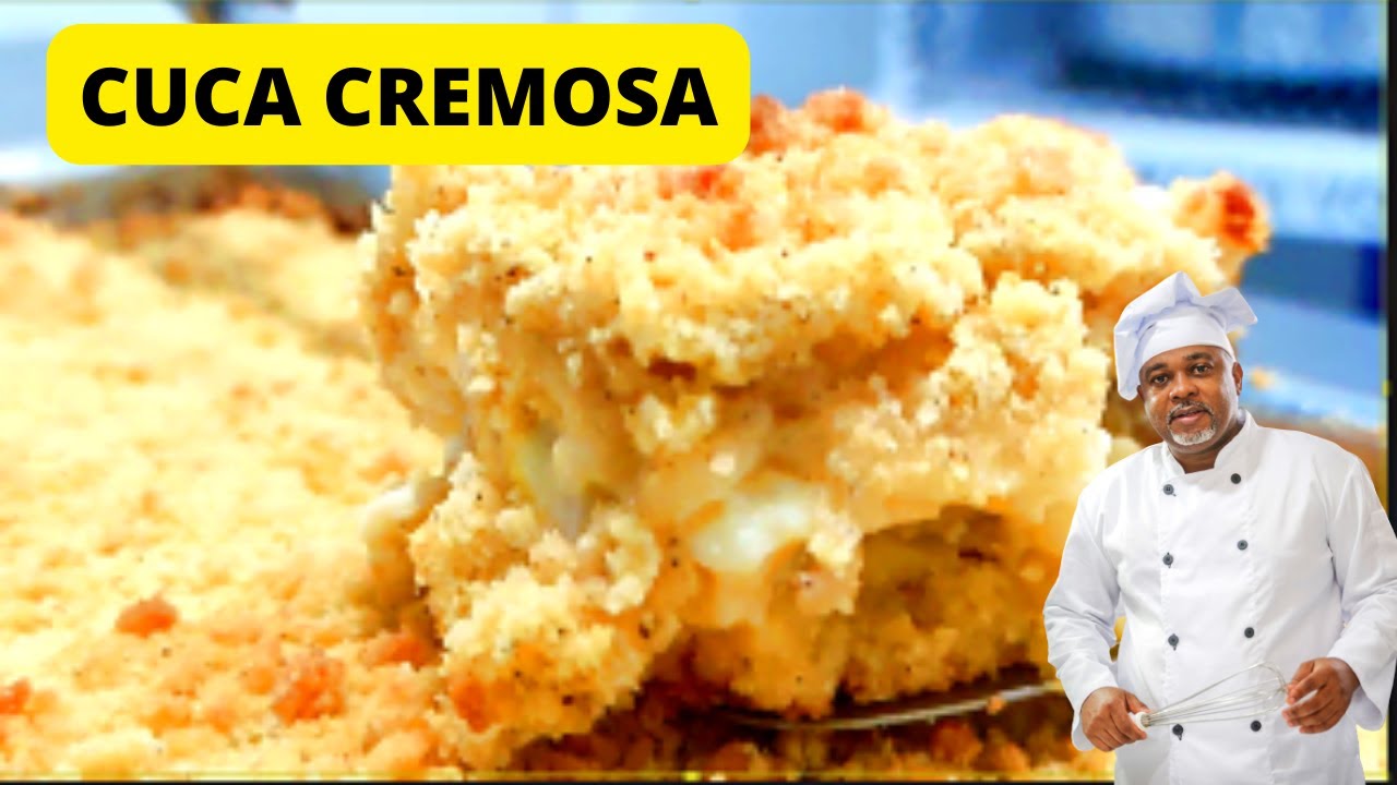 Receita de cuca cremosa com farofa crocante