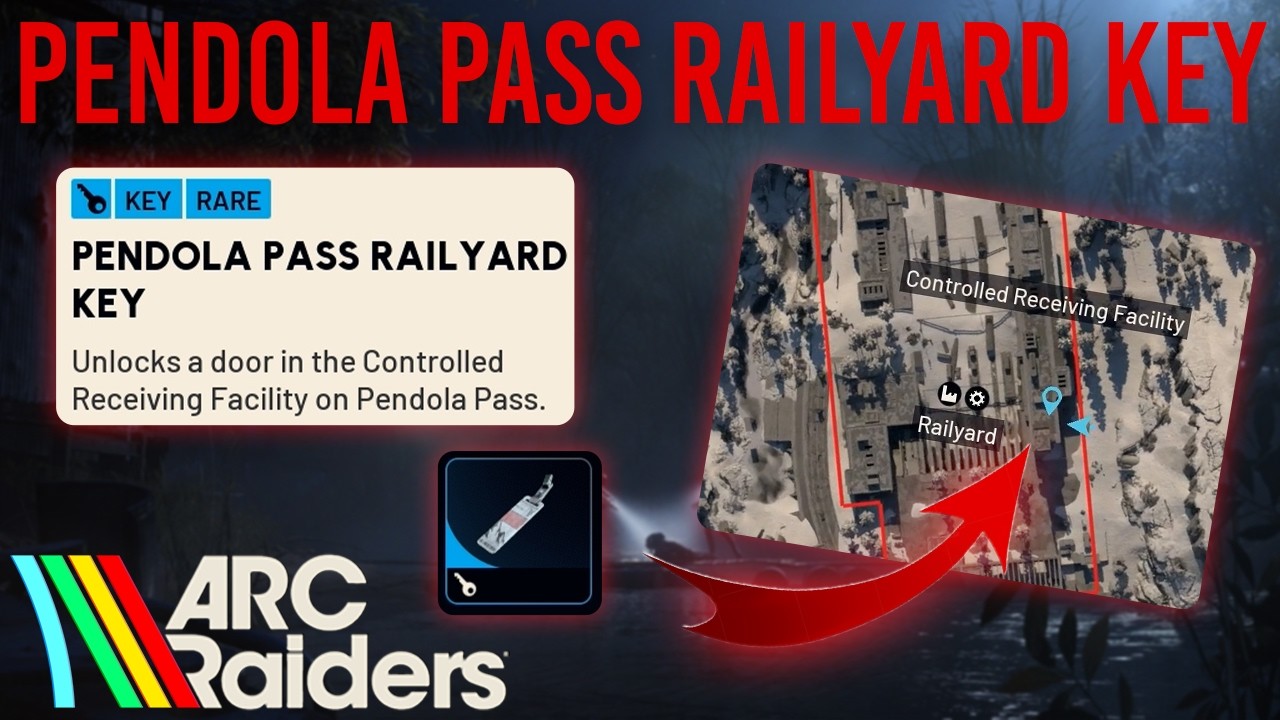 PENDOLA PASS RAILYARD KEY LOCATION GUIDE | Arc Raiders