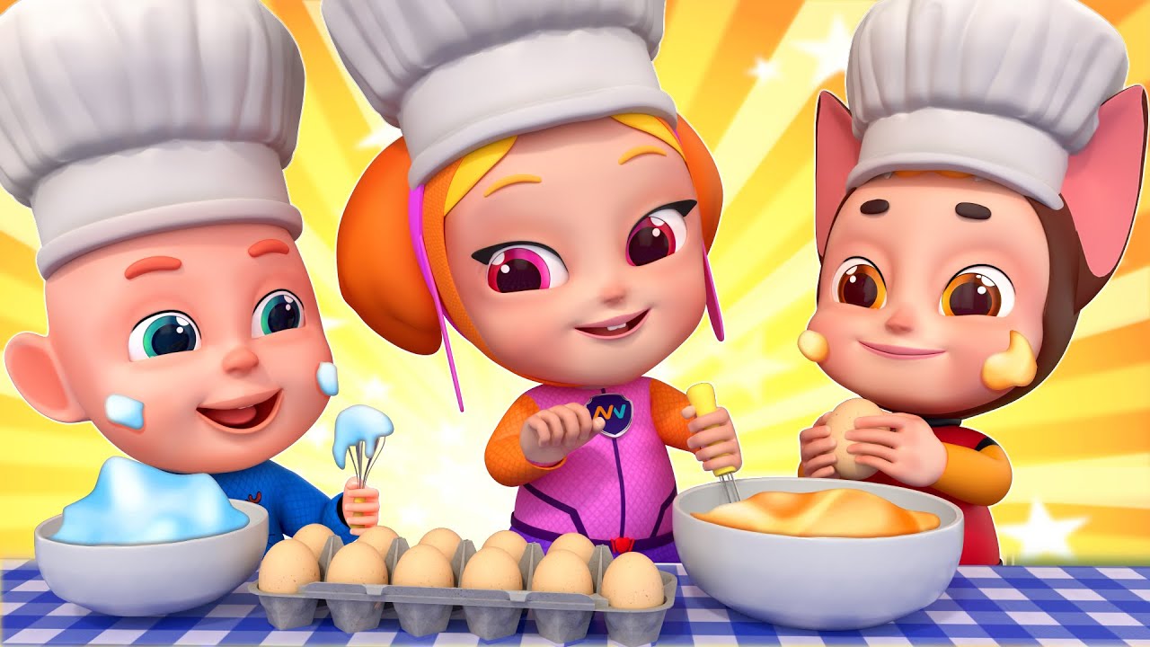 Cooking in the Kitchen + Old MacDonald Had A Farm - Finger Family Song | Nursery Rhymes & Kids Songs