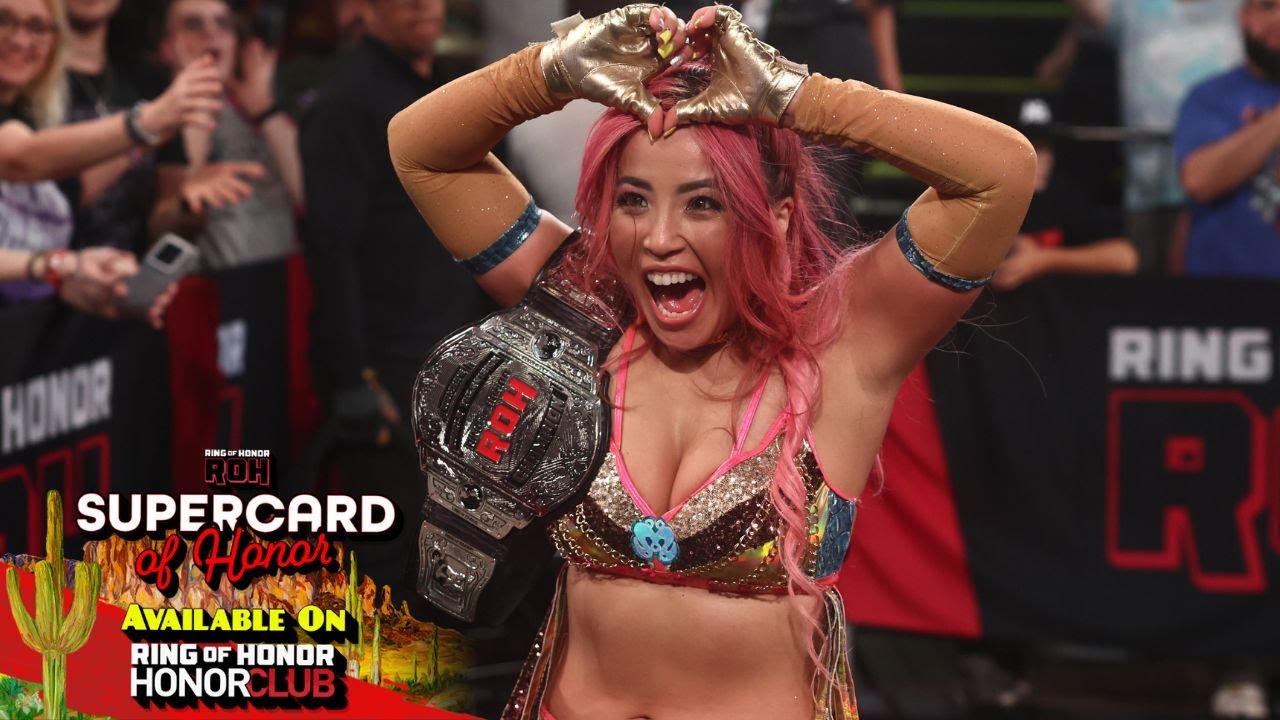Mina Shirakawa is your Interim ROH Women's World TV Champion! | Supercard of Honor 2025