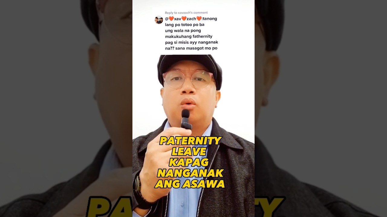 🔴 PATERNITY LEAVE WITH PAY FOR MALE EMPLOYEES NA NANGANAK ANG ASAWA!