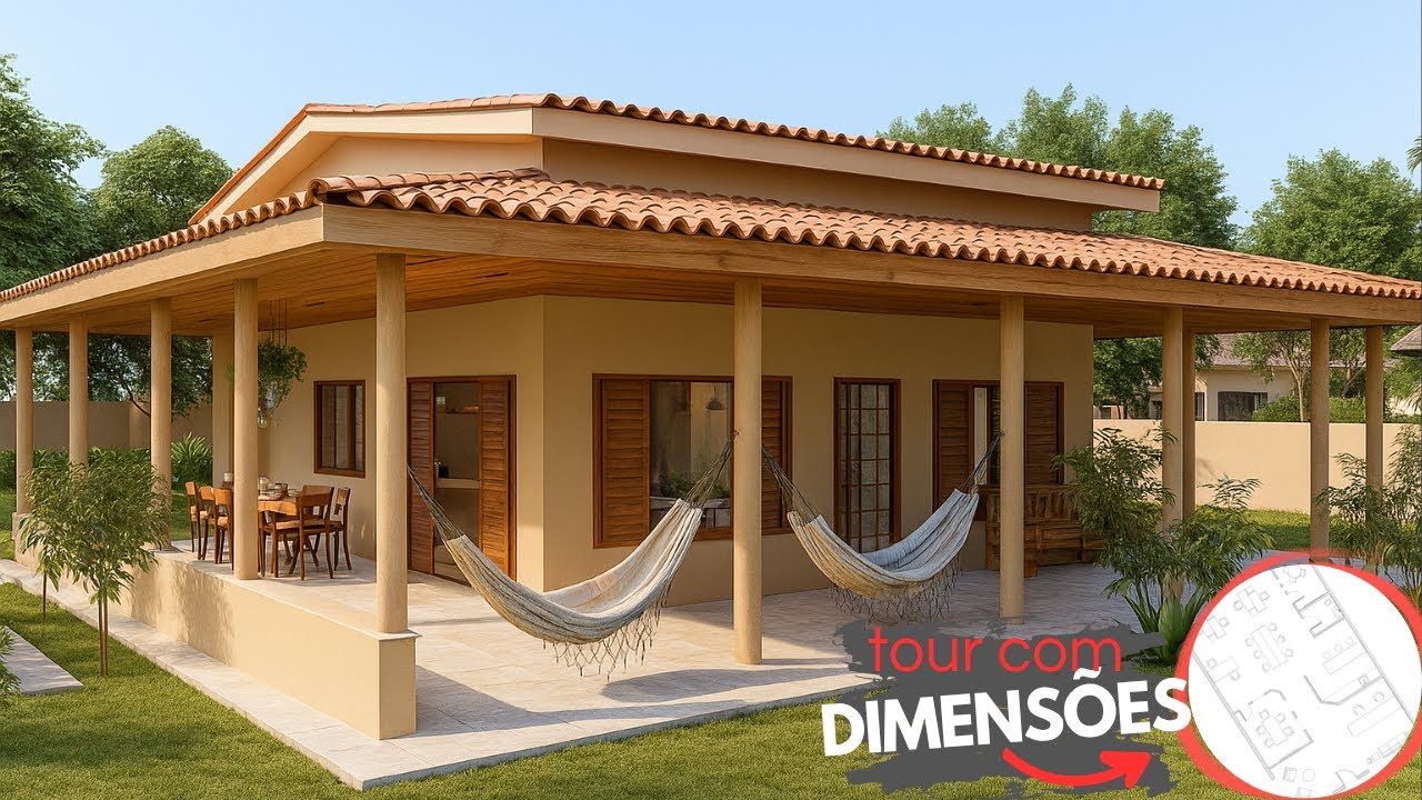 Casa de Campo | RODEADA DE VARANDA | Muito confortável.