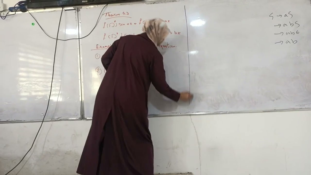 solution diff equation of higher order with constant coefficient