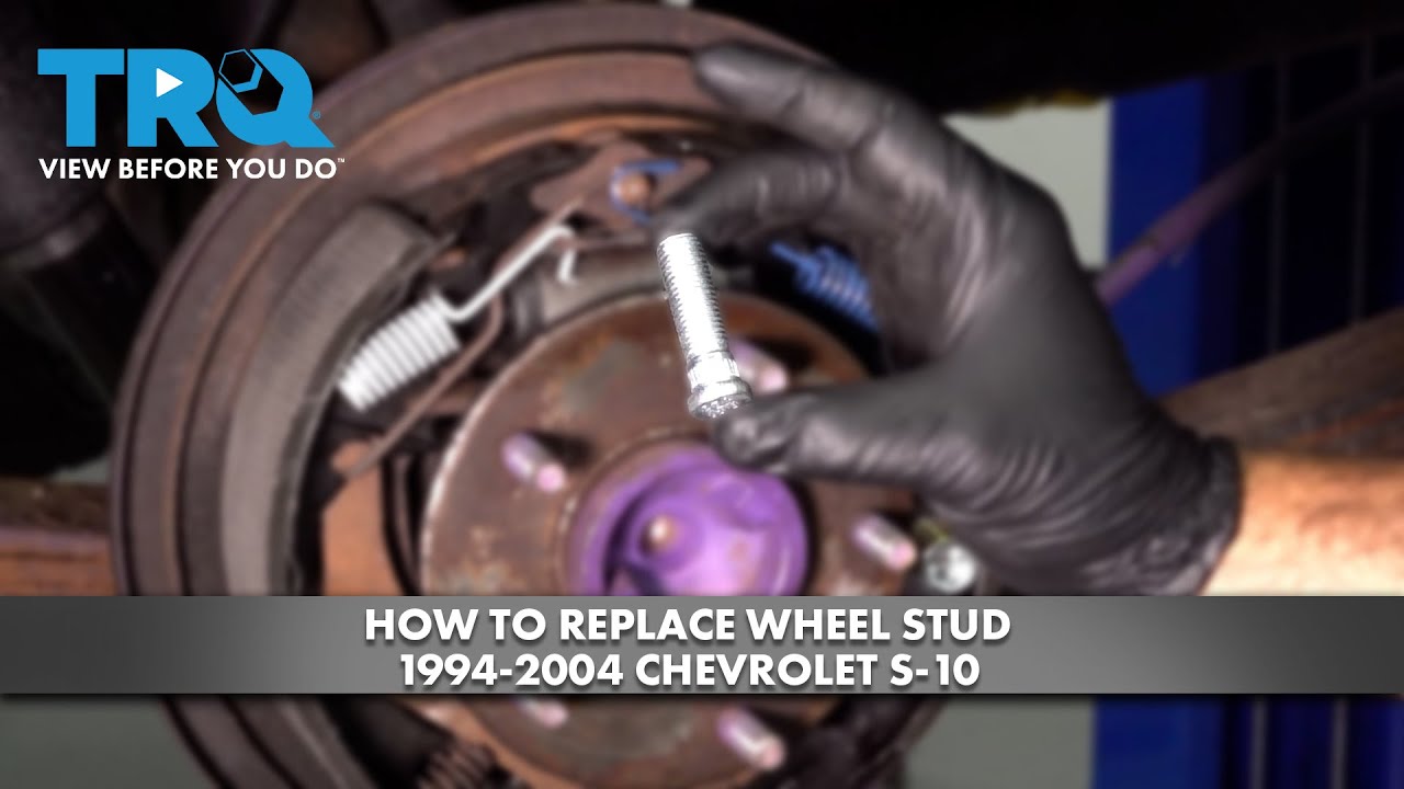 Как заменить колесную шпильку на Chevrolet S-10 1994-2004 годов