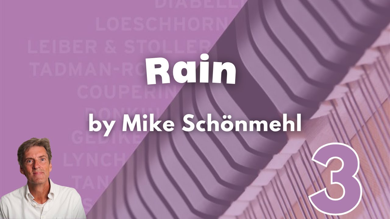 Rain by M. Schönmehl: Trinity Grade 3 Piano (from 2023)