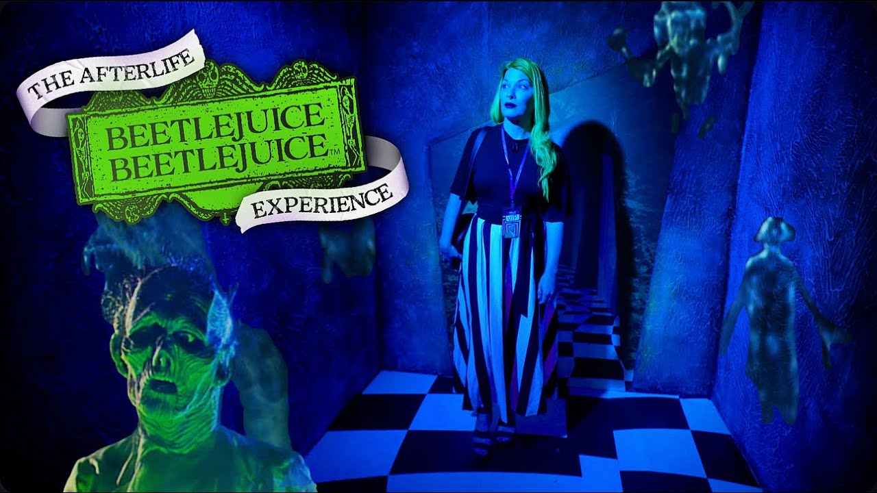 We Visit the Beetlejuice Beetlejuice Afterlife Experience in Hollywood   4K