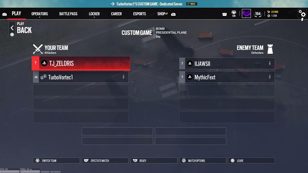R6 with TurboVortec and Mythic