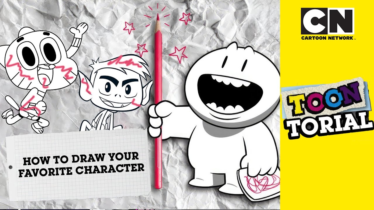 How to Draw Your Favourite Character | ToonTorial | @cartoonnetworkuk