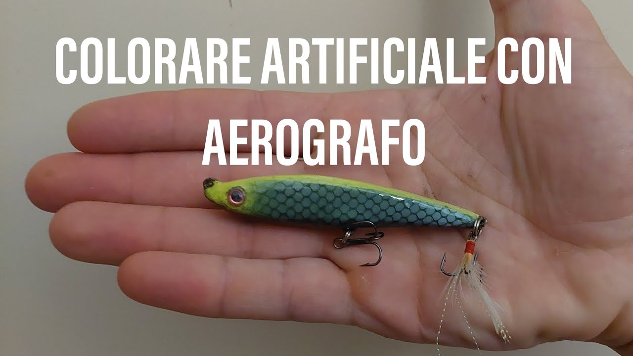 Come Colorare Un Artificiale Fatto A Mano / Handmade Lures / Colorazione Con Aerografo