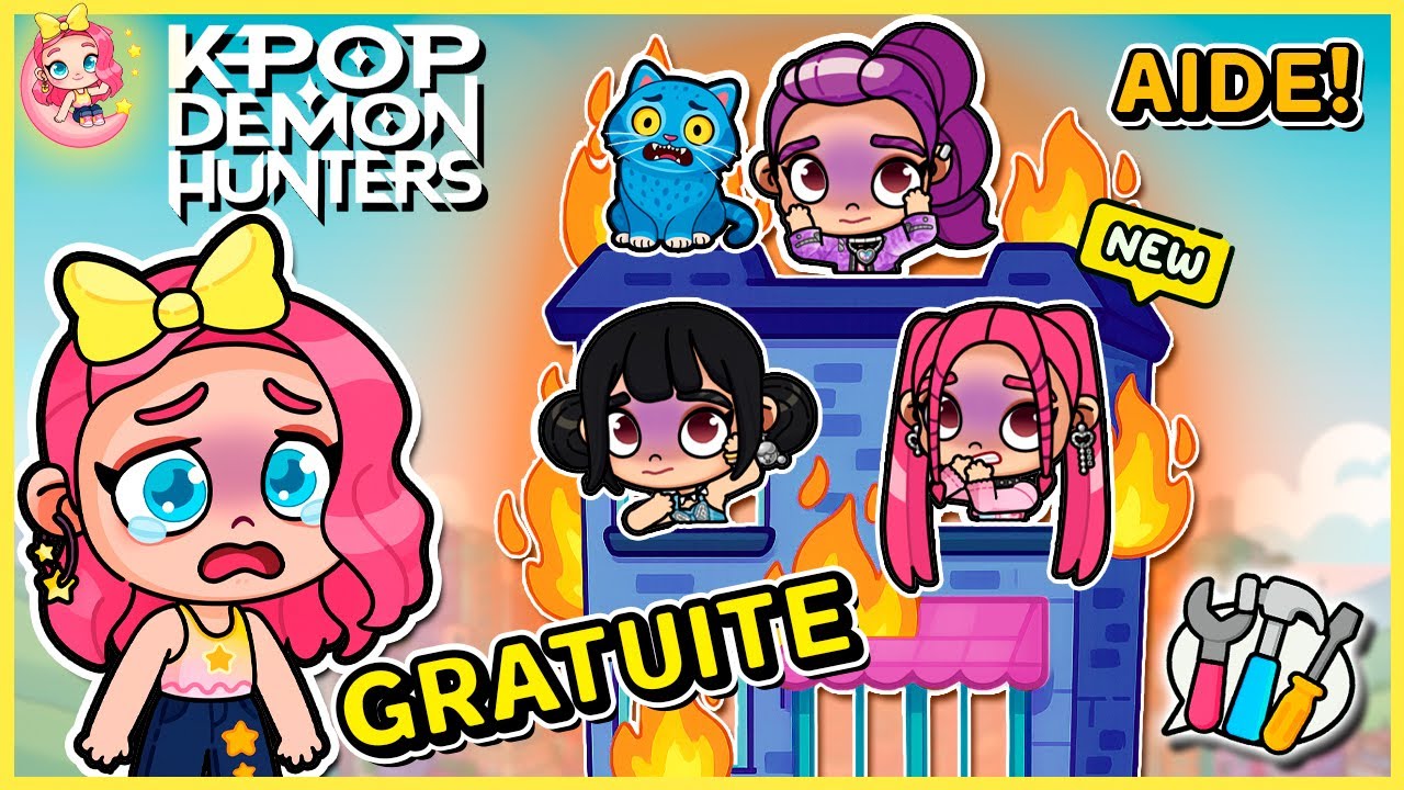 🎤🔥 K-POP Demon Hunters | On DÉCORE GRATUITEMENT la Maison des Guerrières K‑POP dans Avatar World 🏡✨