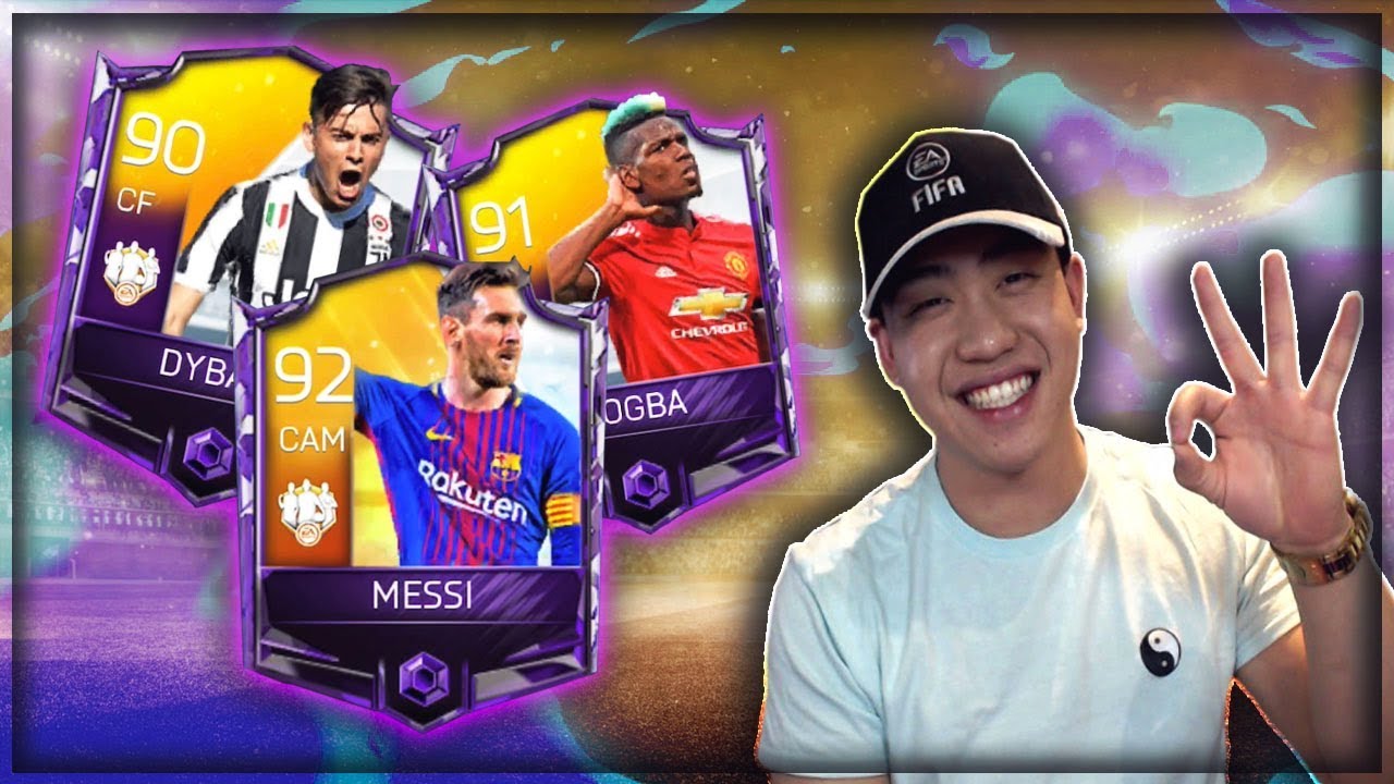 PULLING PURPLE PAINT!! 3X TOTW MASTERS!! FIFA MOBILE 18 TOTW BUNDLE OPENING!!