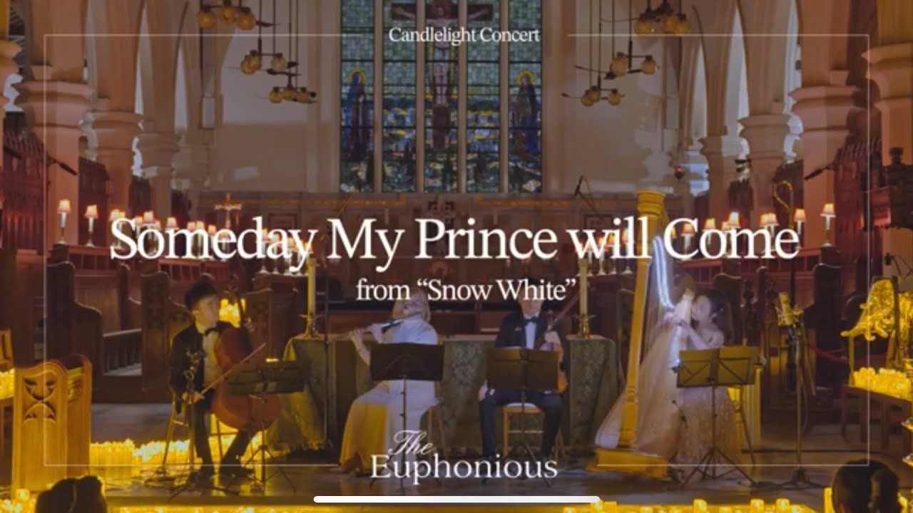 Someday My Prince Will Come - Harp, Flute, Violin & Cello Quartet at Candlelight Concert