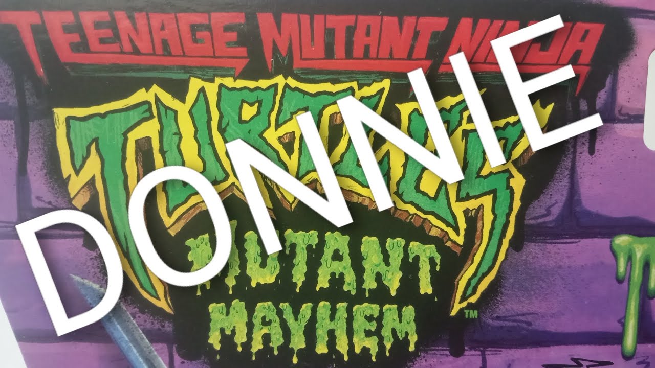 Mutant Mayhem Donnie the Brains (unboxing)