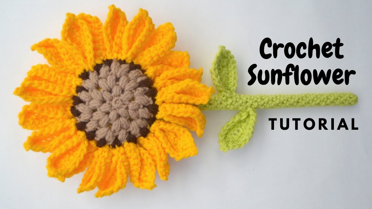 Crochet Sunflower Amigurumi Tutorial | Free Pattern