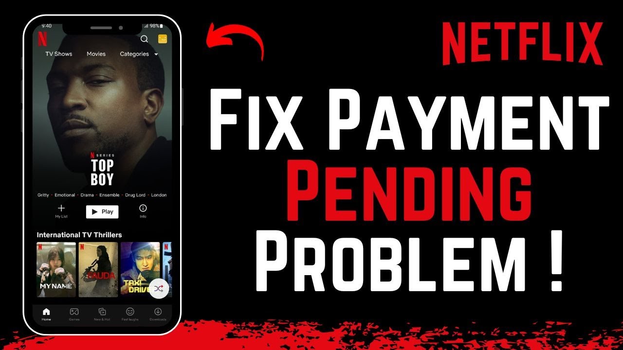 Netflix Payment Pending Problem !