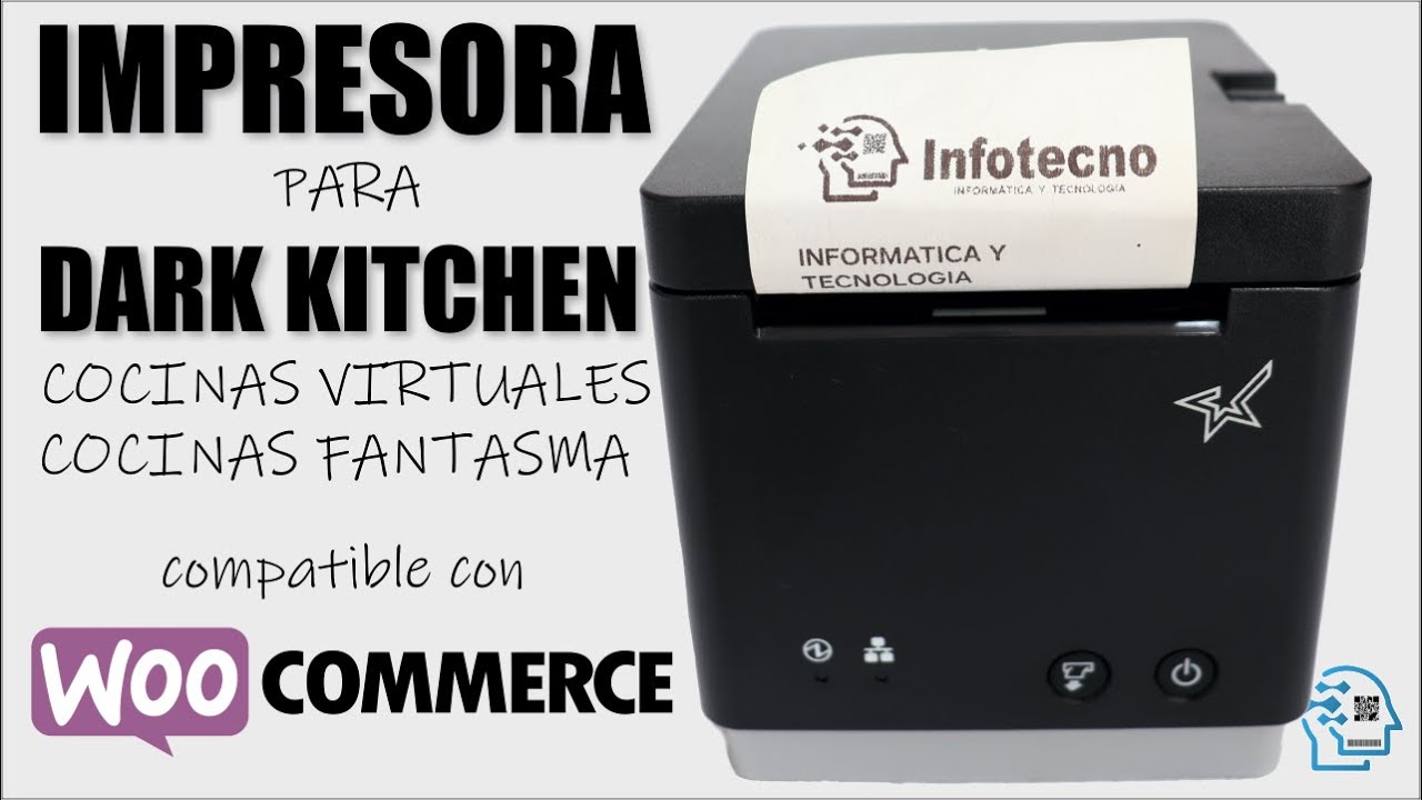Impresora CLOUD para Dark Kitchens o Negocios y Tiendas en la Nube Compatible con WooCommerce