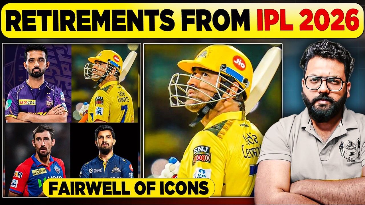 IPL 2026 Could Be Final Season for MS Dhoni and 4 Legends | Emotional Farewell of IPL Icons