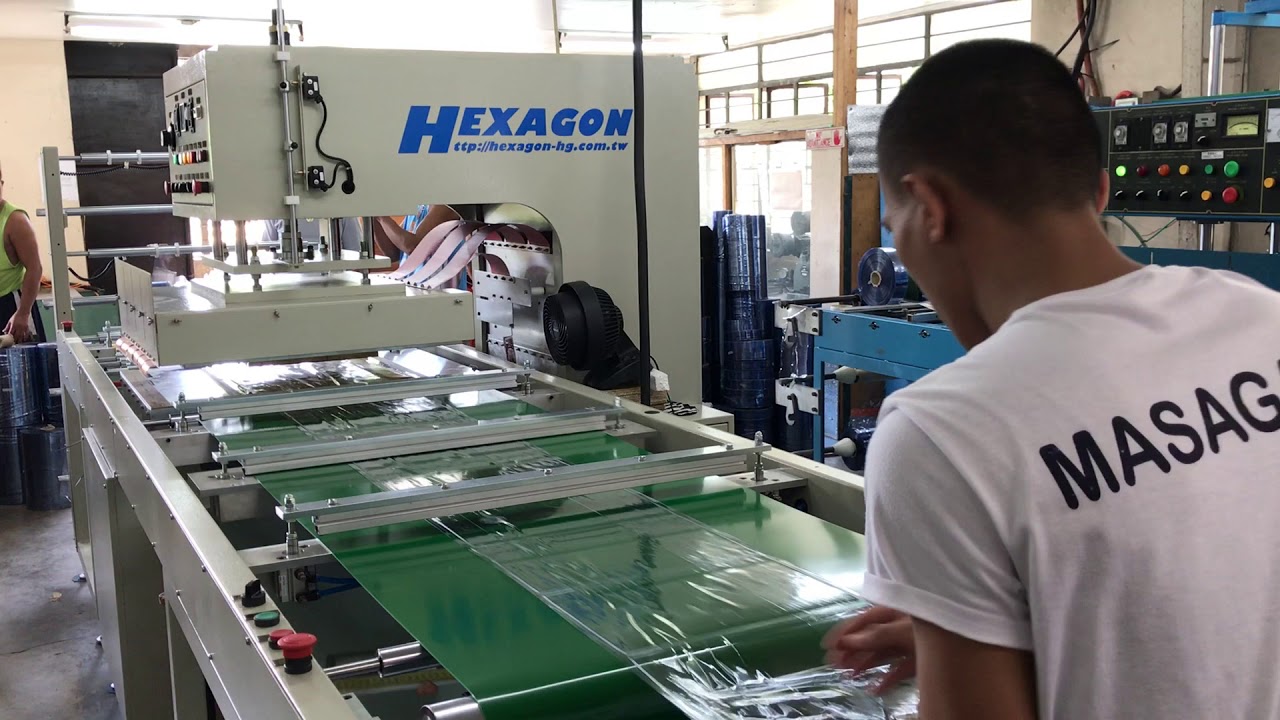 Hexagon High Frequency Welding Machine for PVC book covers HG-802F(8KW)