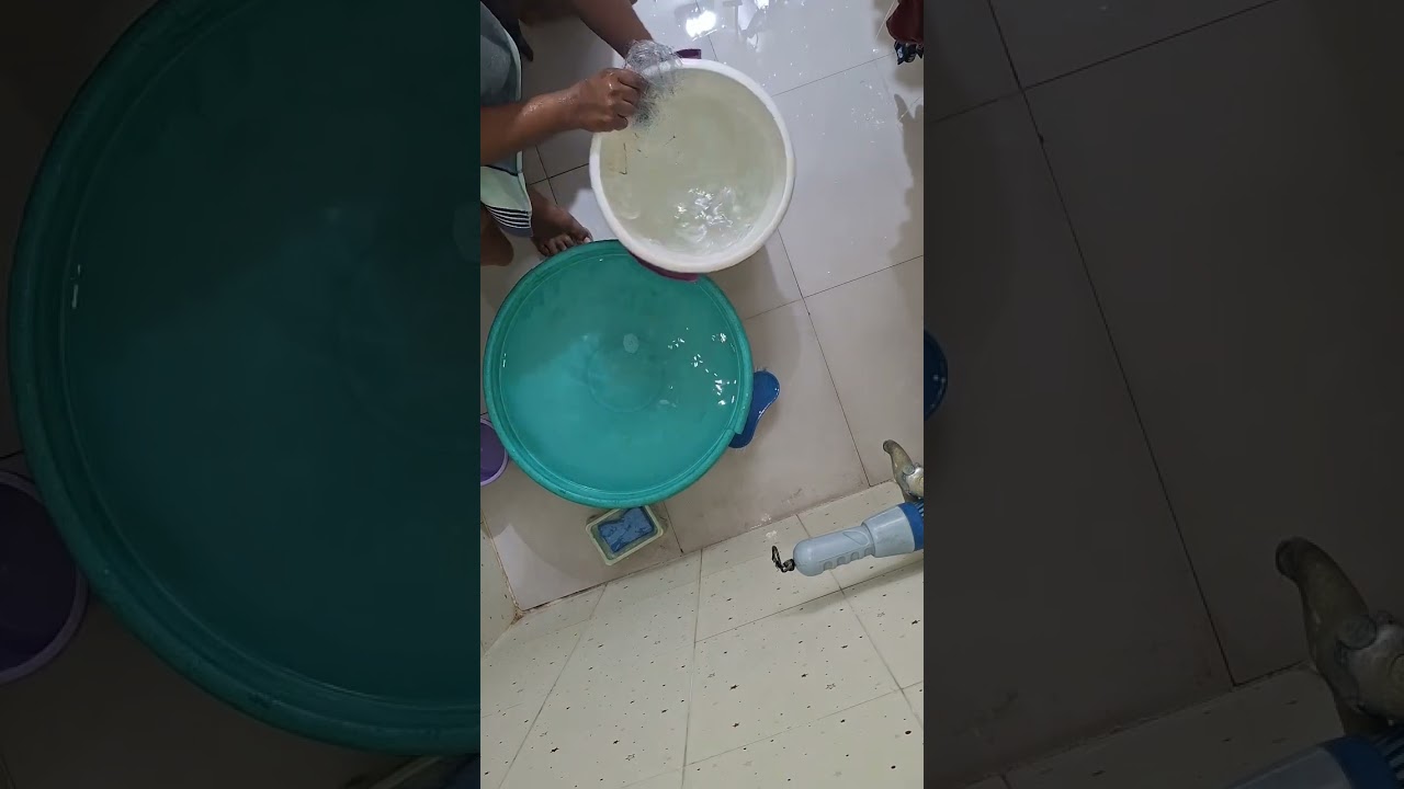 No washing machine only hand washed clothes 