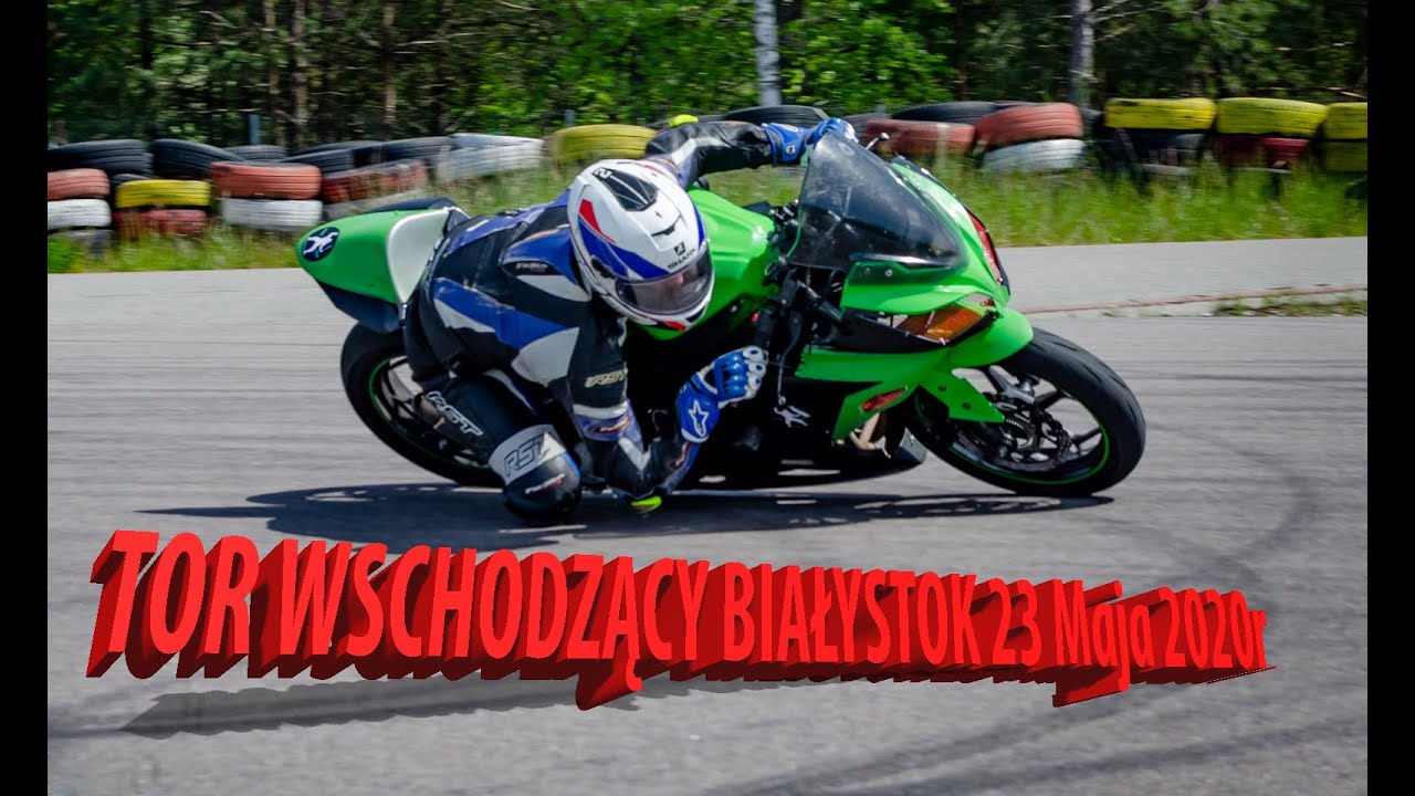 Tor Wschodzący Białystok 23 maja 2020 Kawasaki Ninja 300 - second camera