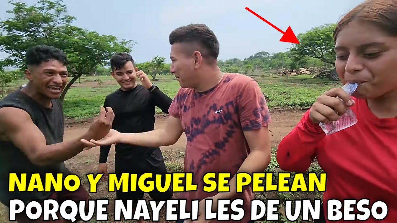 Nano le pide un beso a Nayeli pero miren lo que ella hizo porque estaba Miguel enfrente. Parte 8