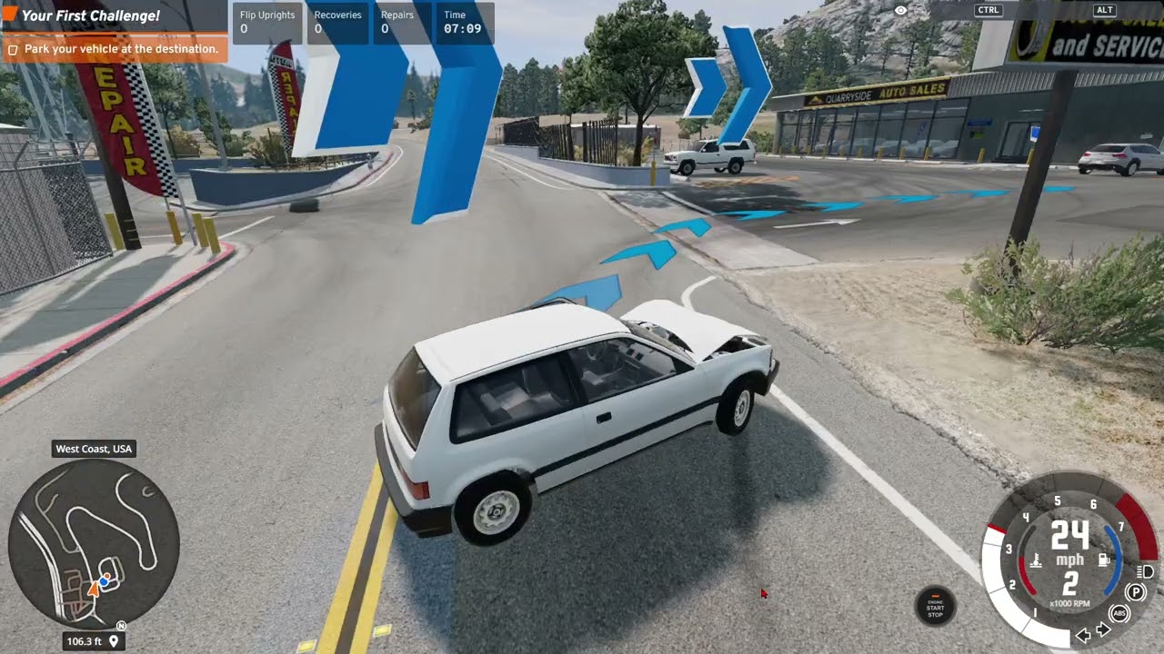 starting a beamng series