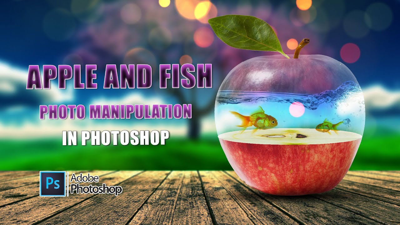 Photo Manipulation in Photoshop 2025 | Apple and Fish