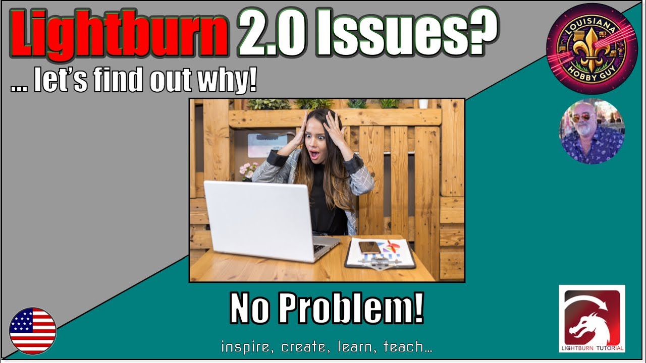 💡 Solving the most common issues in Lightburn when upgrading! #lightburn2