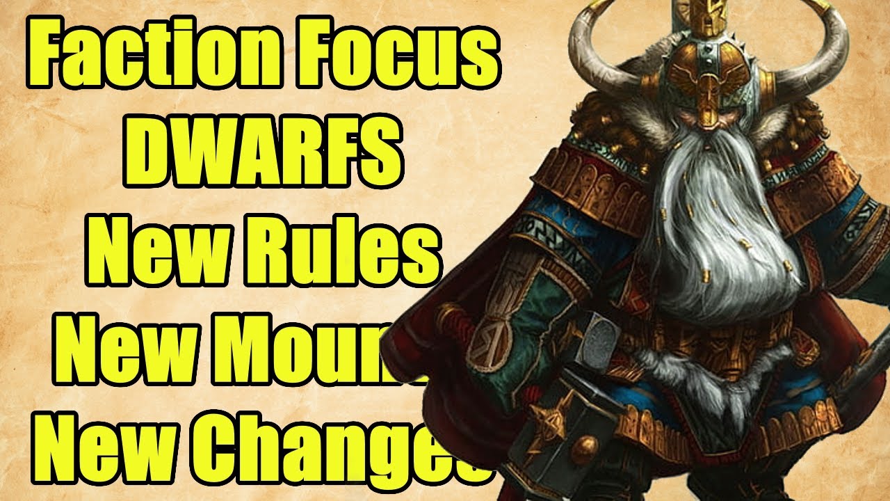 DWARFS - Faction Focus - Rules, Roster & More - Warhammer The Old World - Fantasy