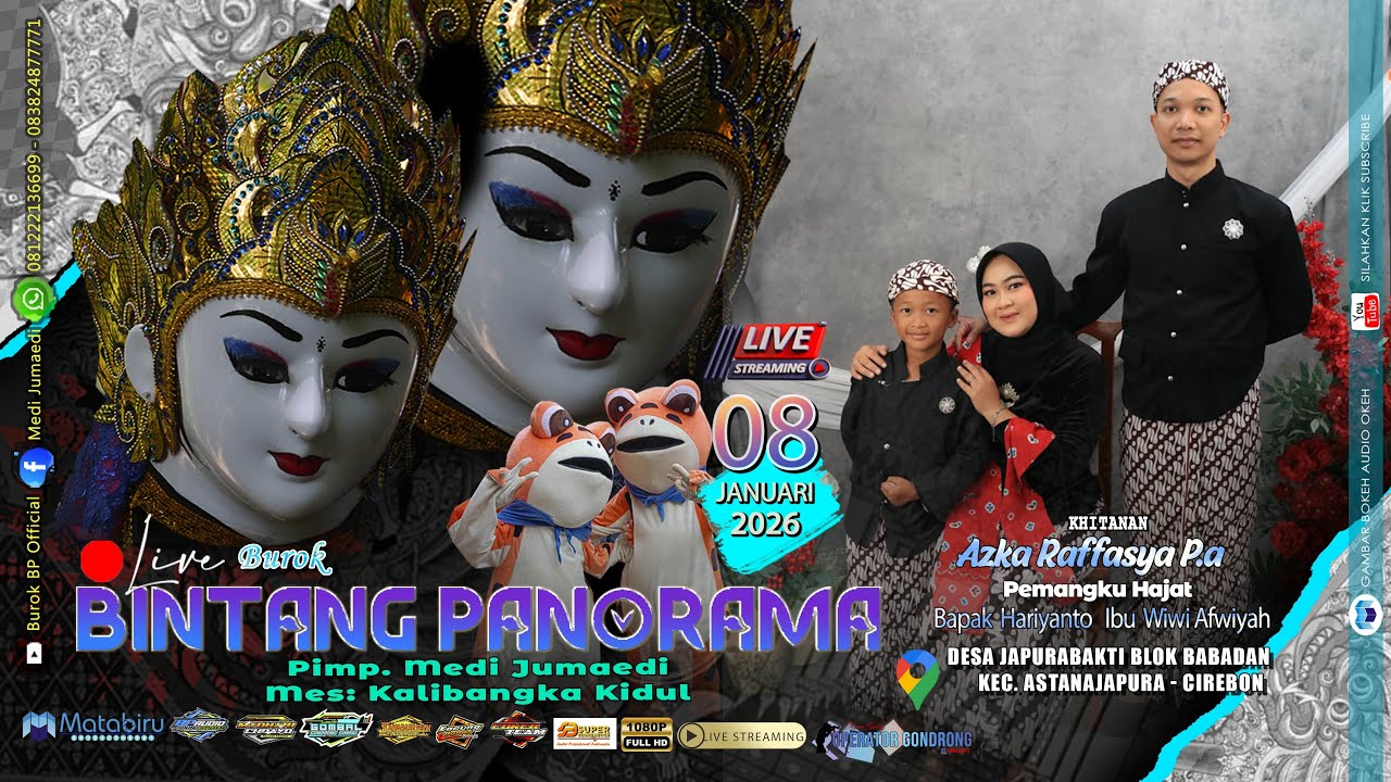 LIVE BUROK BINTANG PANORAMA / DESA JAPURABAKTI,BABADAN ,KEC.ASTANAJAPURA  - CIREBON /08 JANUARI 2026