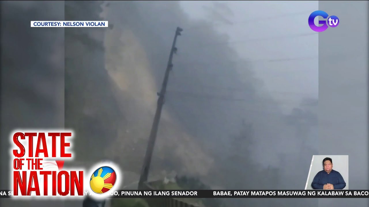 Osuwisko w Atok, Benguet | SONA