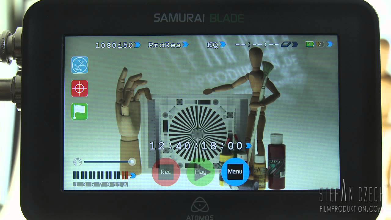 Samurai Blade from Atomos with XDCAM and Canon 5D MK III
