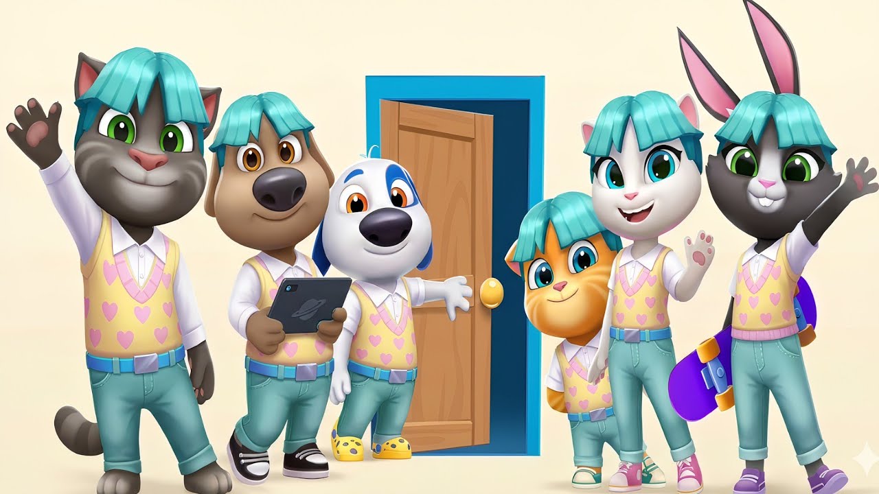 My Talking Tom Friends 2 Spring update K-pop stars Gameplay Android ios