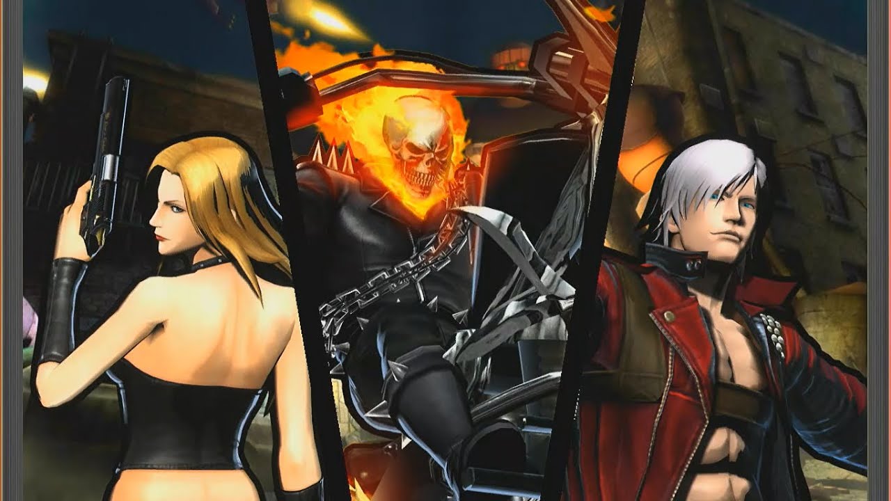 Ultimate Marvel vs Capcom 3 Ghost Rider Dante Trish arcade mode