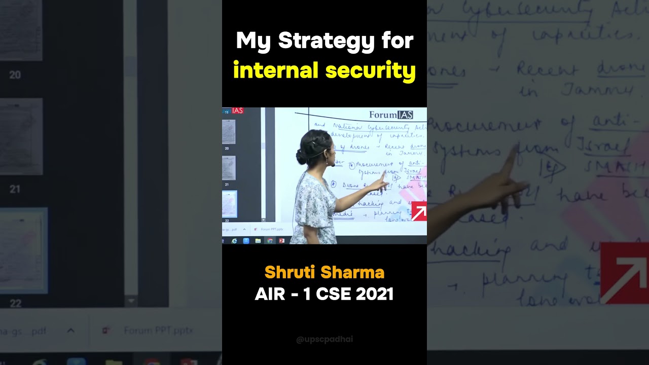 My Strategy for internal security | Ft. Shruti Sharma | #shorts #lbsnaa