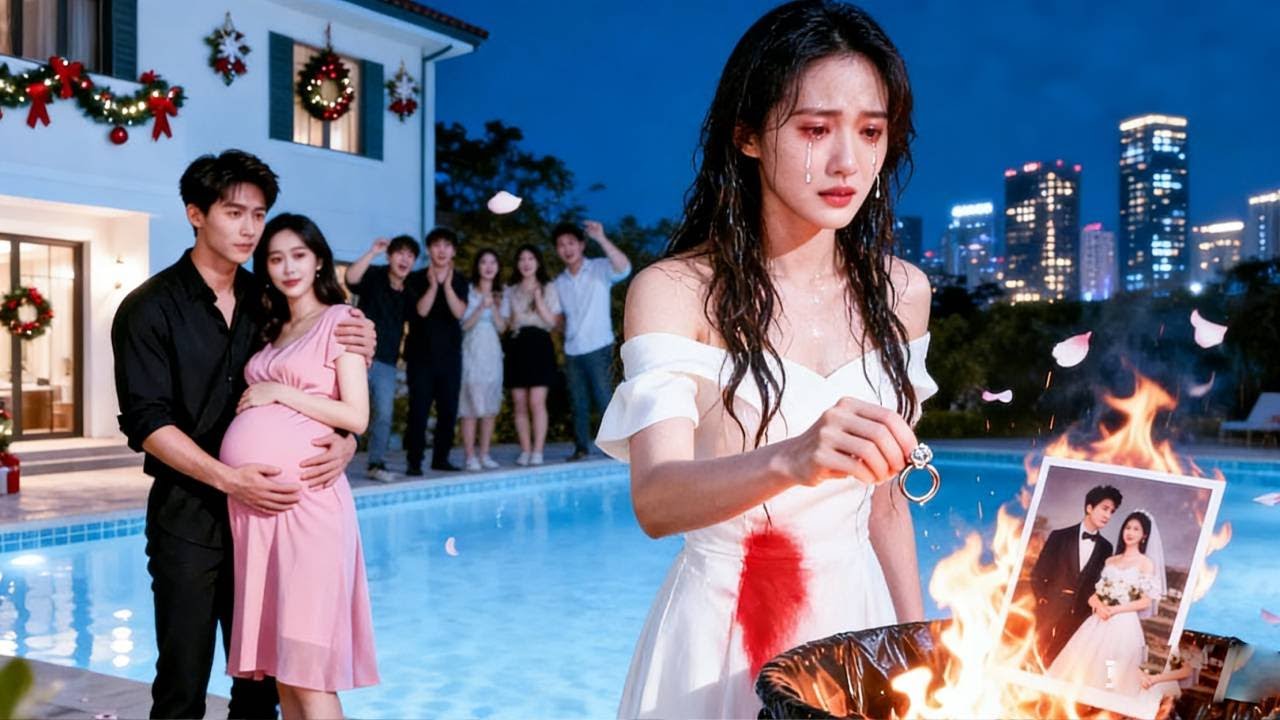 At party, he push pregnant wife intowater for mistress. wife toss ring, reveal heir status,he regret
