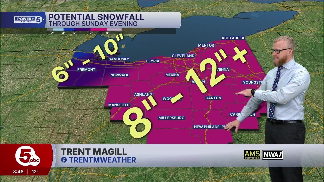 A foot of snow?!