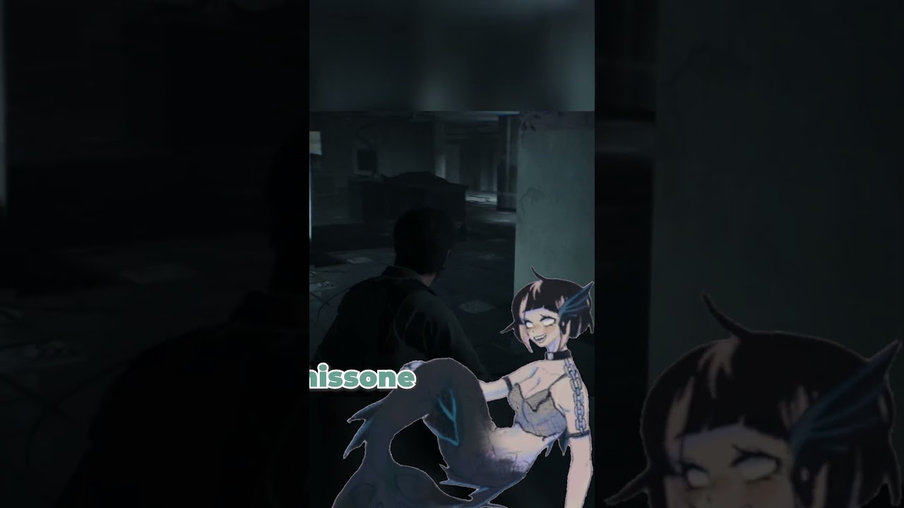 they're a lot meaner in nightmare mode :/ #shorts #giftuber #vtuber #horrorgaming #thevilwithin2