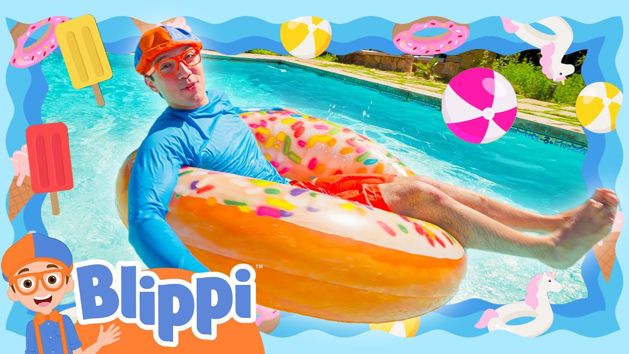 Blippi's Summer Vacation 😎| Water Fun For Kids | Kids TV Show | Educational Videos for Kids