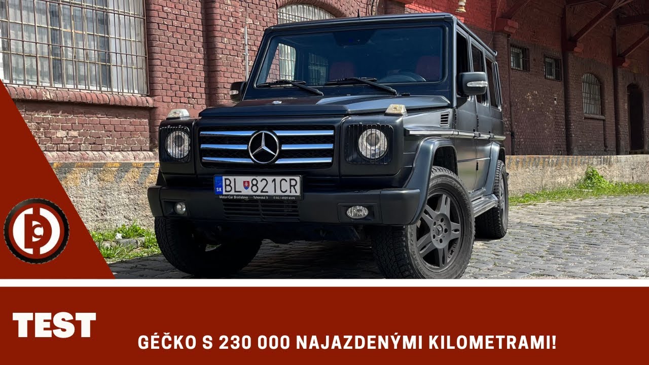Géčko s 230 000 najazdenými kilometrami! 2011 Mercedes G 350 BlueTec TEST Jazdenky - Dominiccars.sk