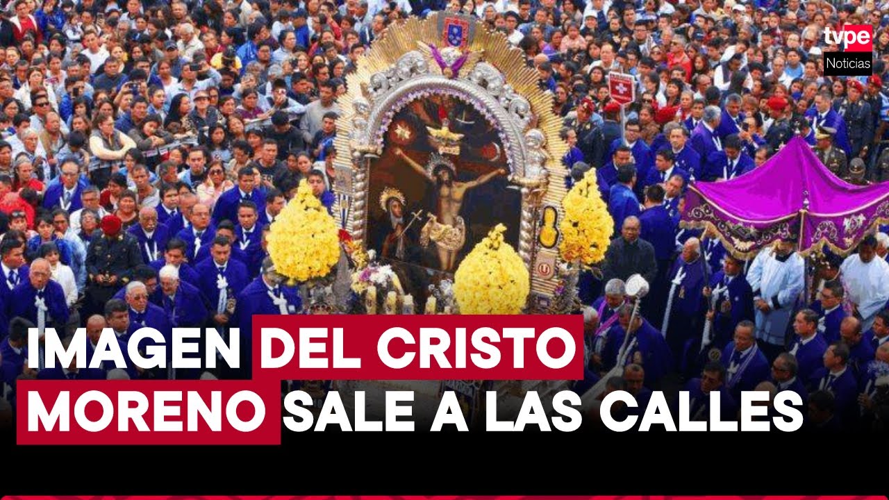 Señor de los Milagros 2024: imagen del Cristo Moreno inició su recorrido