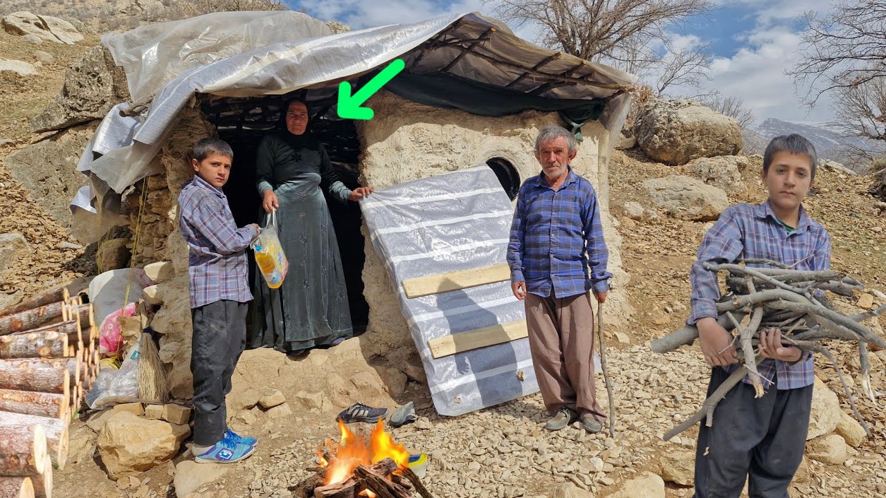 Homeless life and shepherd in a hut | Trying to survive in the mountains🏔🔥