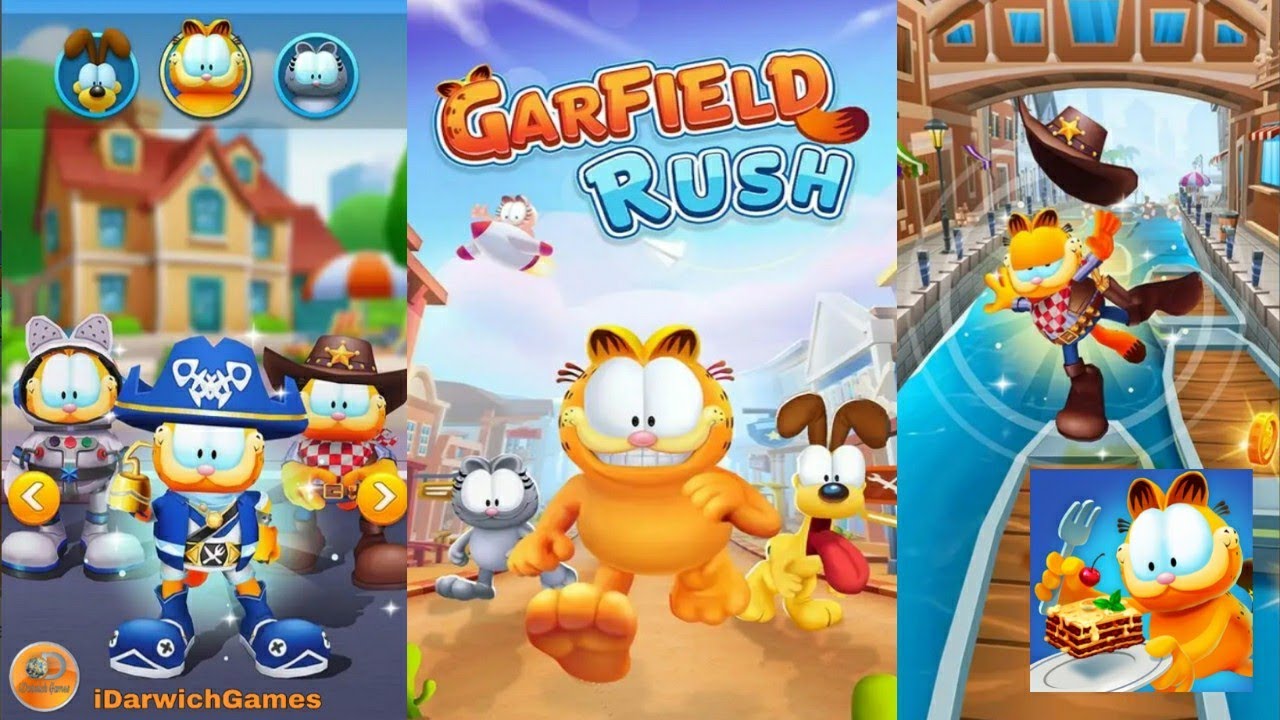 Garfield Rush - Gameplay (iOS & Android)